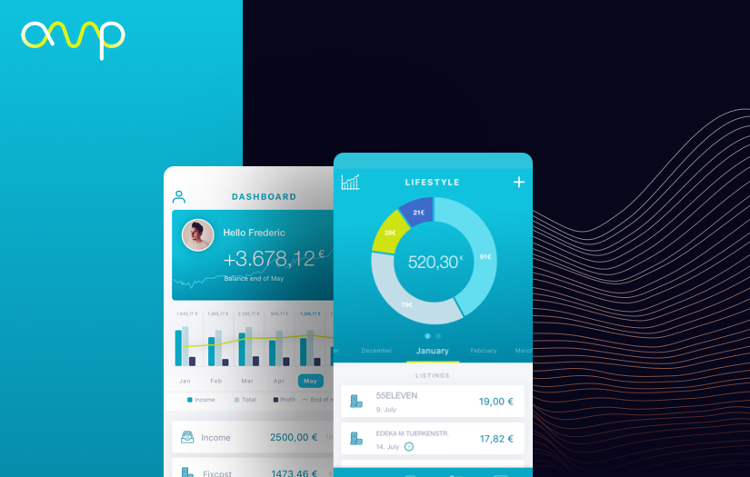 iOS application for personal finance management - Amplitude screenshot 1